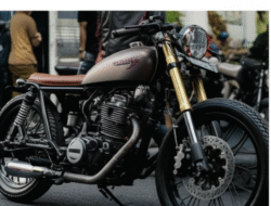 Gaya Perubahan Motor Retro di Golongan Anak Belia