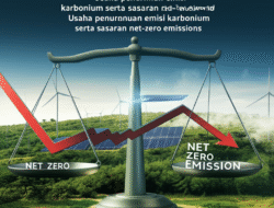 Usaha penurunan emisi karbonium serta sasaran net-zero emissions